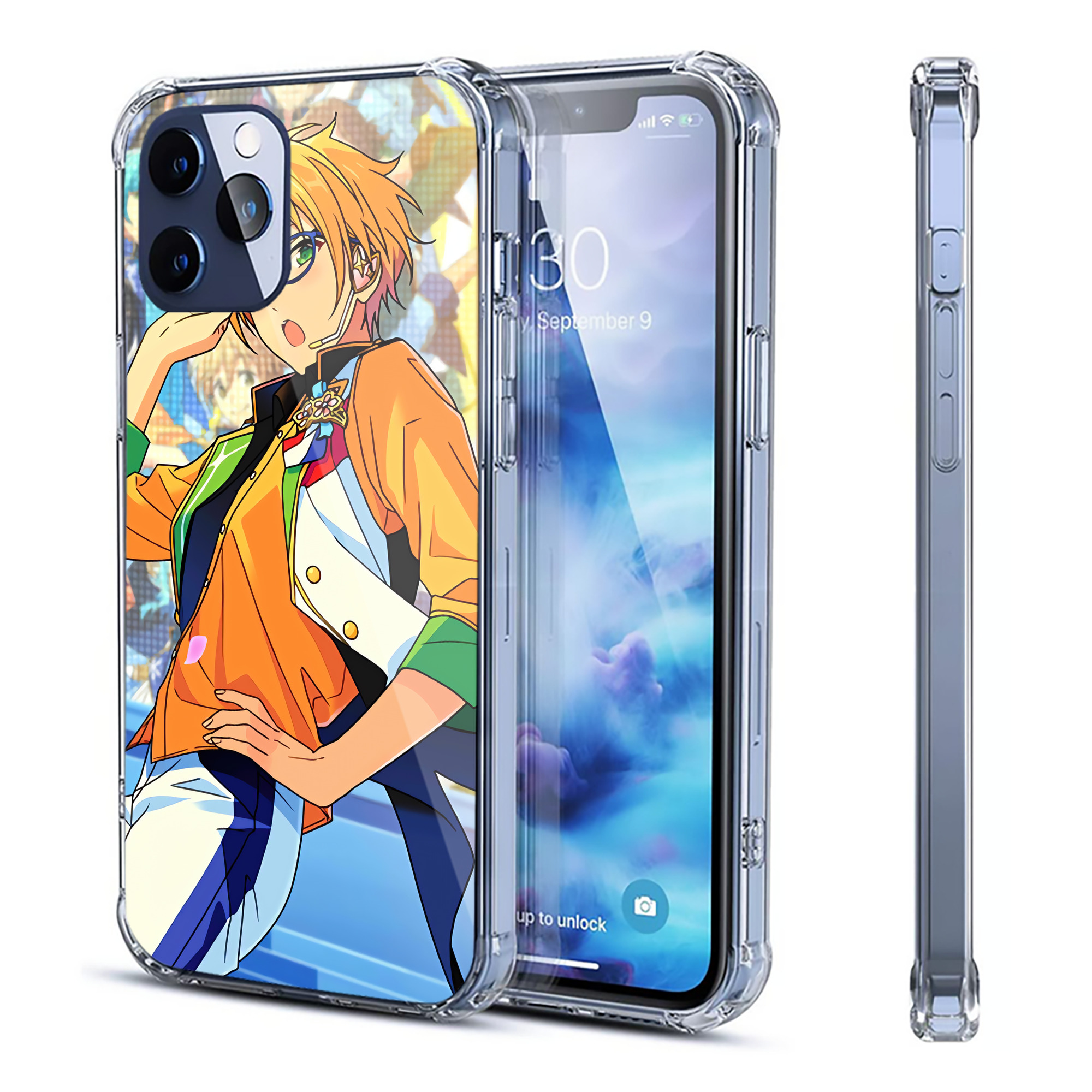 （画像用） あんさんぶるスターズ! Ensemble Stars 【iPhone 12シリーズ対応】透明スマホケース（クリアソフトケース）